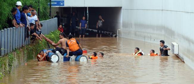 Inondations en Indonésie