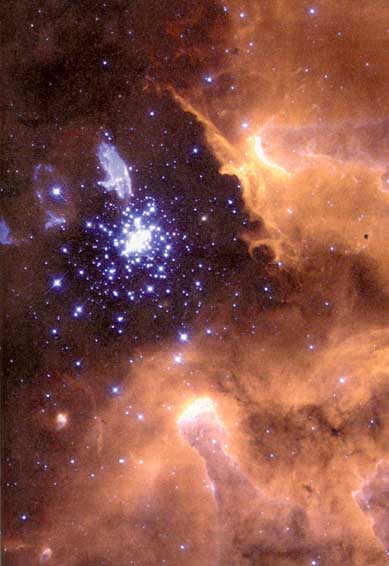 Photo de la nébuleuse NGC3603