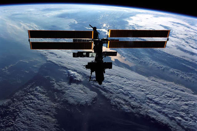 Image d'un satellite dans l'espace